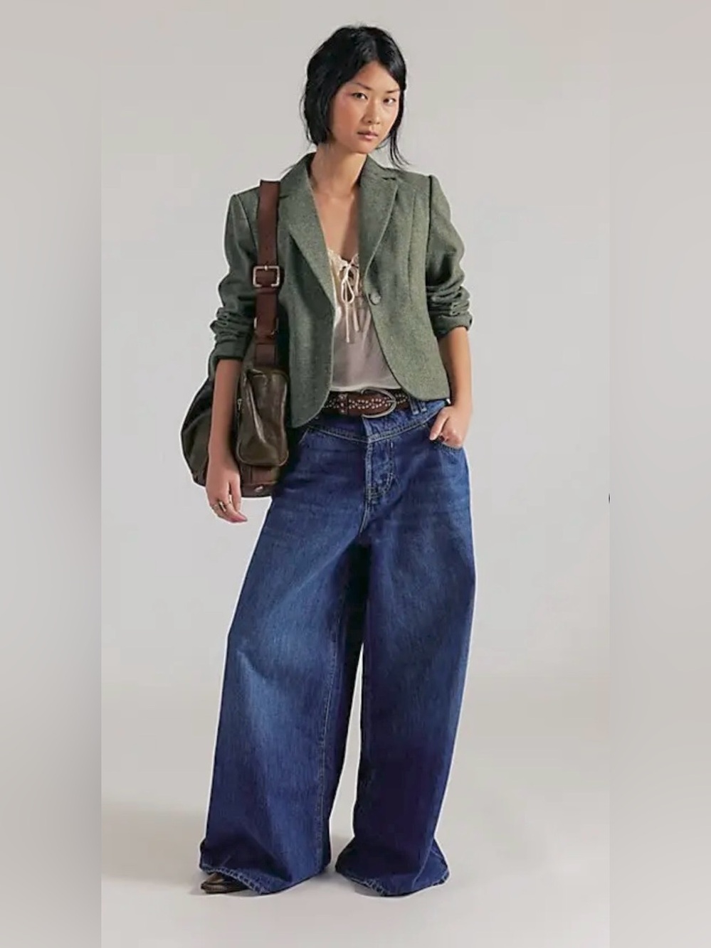 ▪️ FREE PEOPLE
We The Free Give and Take Extra Baggy Wide-Leg Jeans Lovers Only